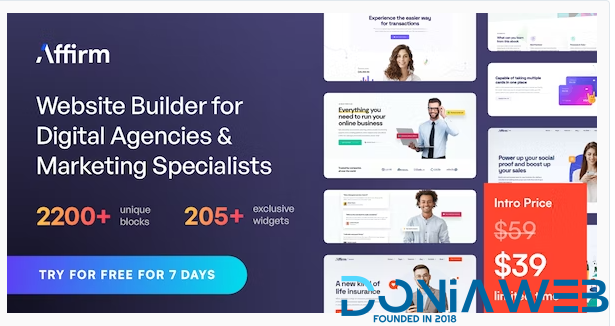 Affirm - Marketing & Digital Agency WordPress Theme By UiCore